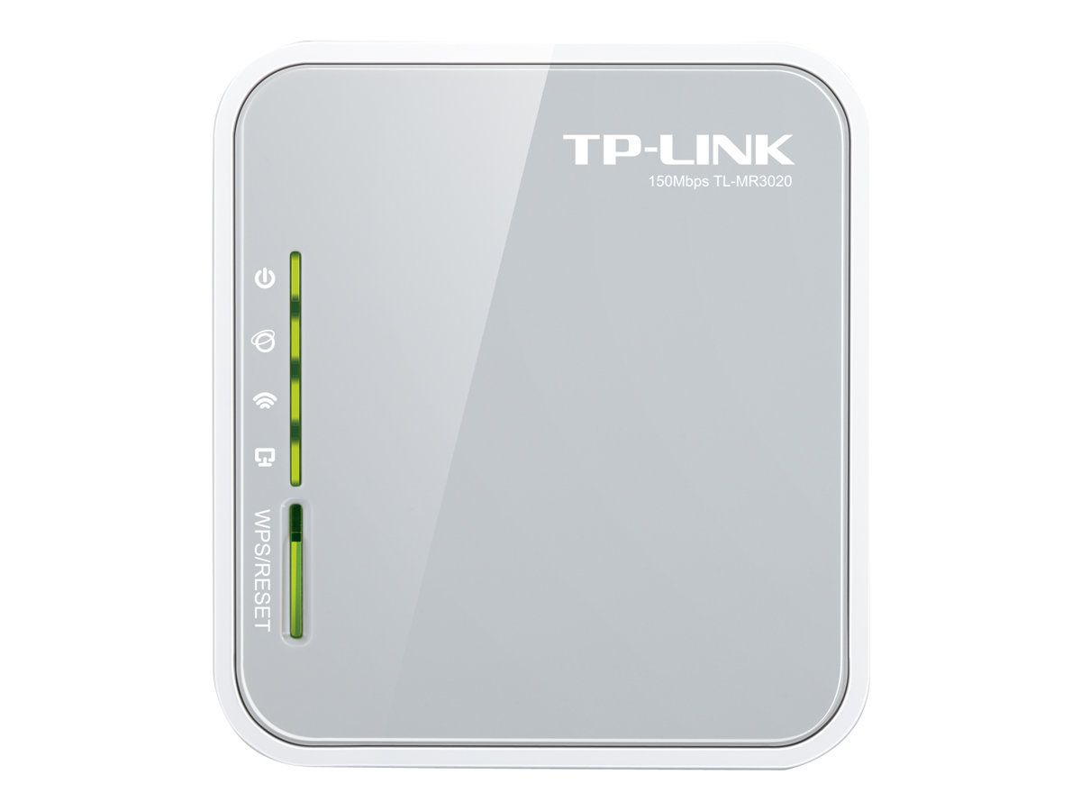 ROUTER TP-LINK wireless. portabil, 3G 150Mbps, 1 port WAN/LAN, compatibil UMTS/HSPA/EVDO, 3G USB modem, 2.4GHz, 802.11n/g/b, TL-MR3020 (include timbru verde 1.5 lei)_2
