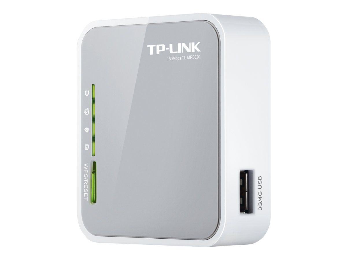 ROUTER TP-LINK wireless. portabil, 3G 150Mbps, 1 port WAN/LAN, compatibil UMTS/HSPA/EVDO, 3G USB modem, 2.4GHz, 802.11n/g/b, TL-MR3020 (include timbru verde 1.5 lei)_6