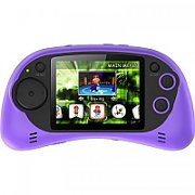 Consola jocuri portabila Serioux, ecran 2.7 , rezolutie 960x240 pixeli, 200 jocuri incluse, alimentare 3 baterii AAA sau prin miniUSB, culoare mov