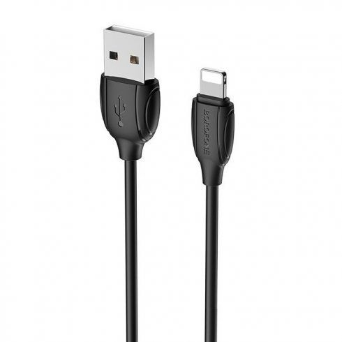 Cablu Date si Incarcare USB la Lightning Borofone BX20, 1 m, Negru_1