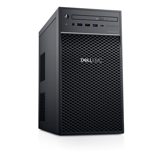 Dell PowerEdge T40 Tower Server,Intel Xeon E-2224G 3.5GHz(4C/4T),32GB 2666MT/s DDR4 ECC UDIMM,1TB 7.2K RPM SATA(3.5