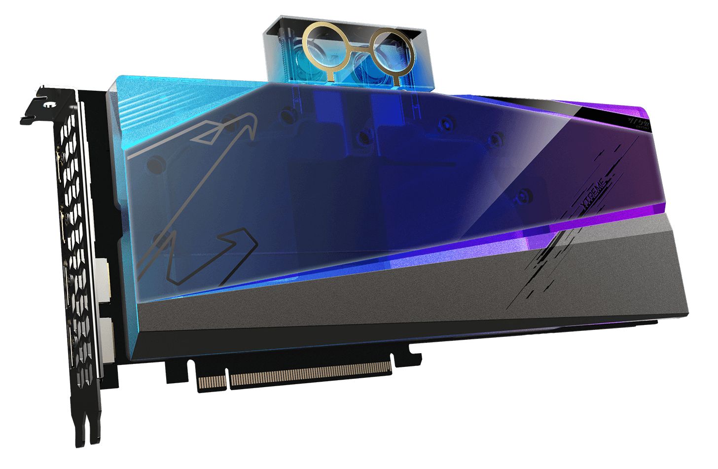 Placa video Gigabyte AORUS Radeon RX 6900 XT XTREME WATERFORCE WB, 16G GDDR6, 256 biti_1