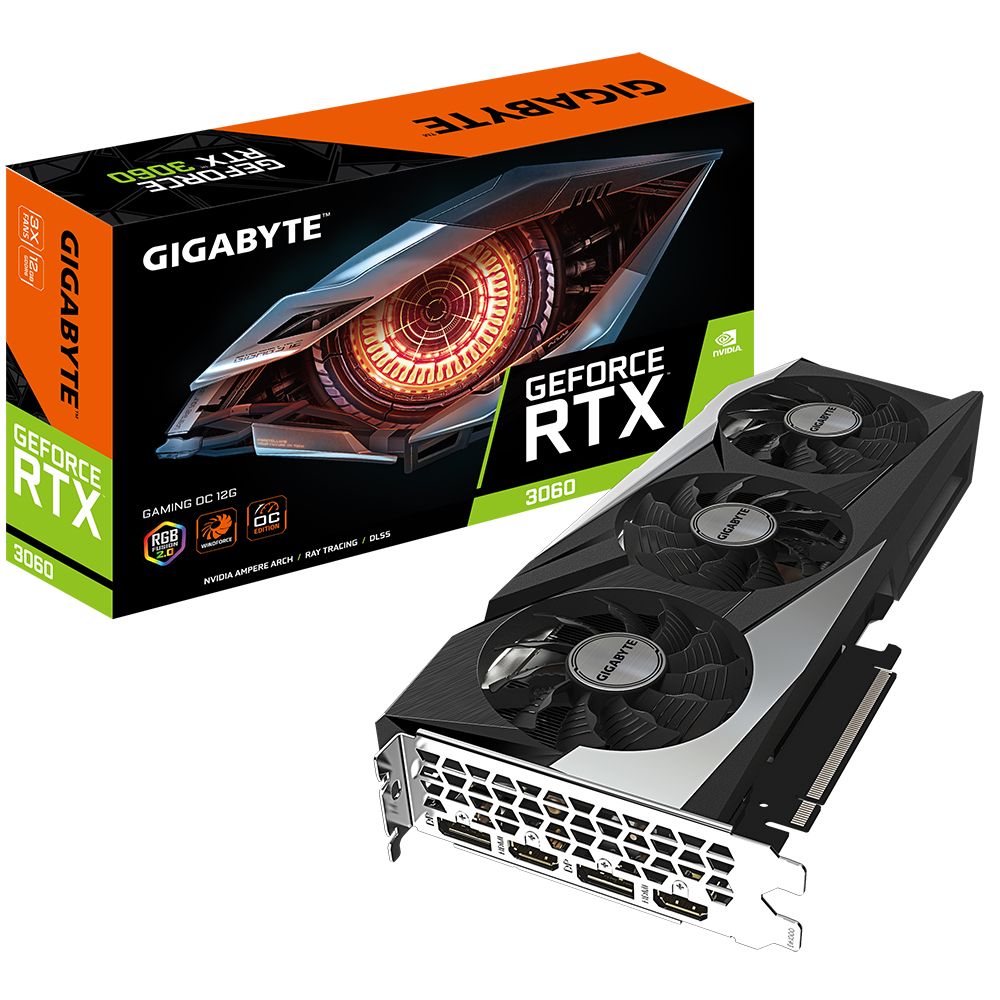 Gigabyte GeForce RTX 3060 GAMING OC 12G (rev. 2.0) NVIDIA 12 GB GDDR6_8