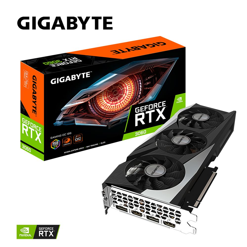 Gigabyte GeForce RTX 3060 GAMING OC 12G (rev. 2.0) NVIDIA 12 GB GDDR6_9