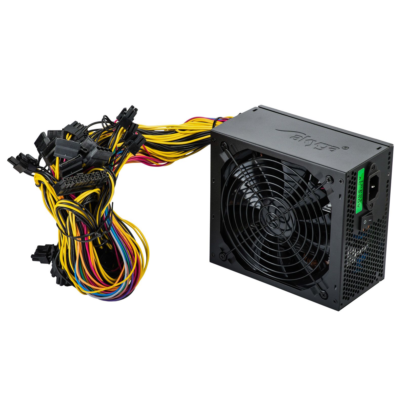 Akyga AK-U4-1250 power supply unit 1250 W 24-pin ATX ATX Black_4