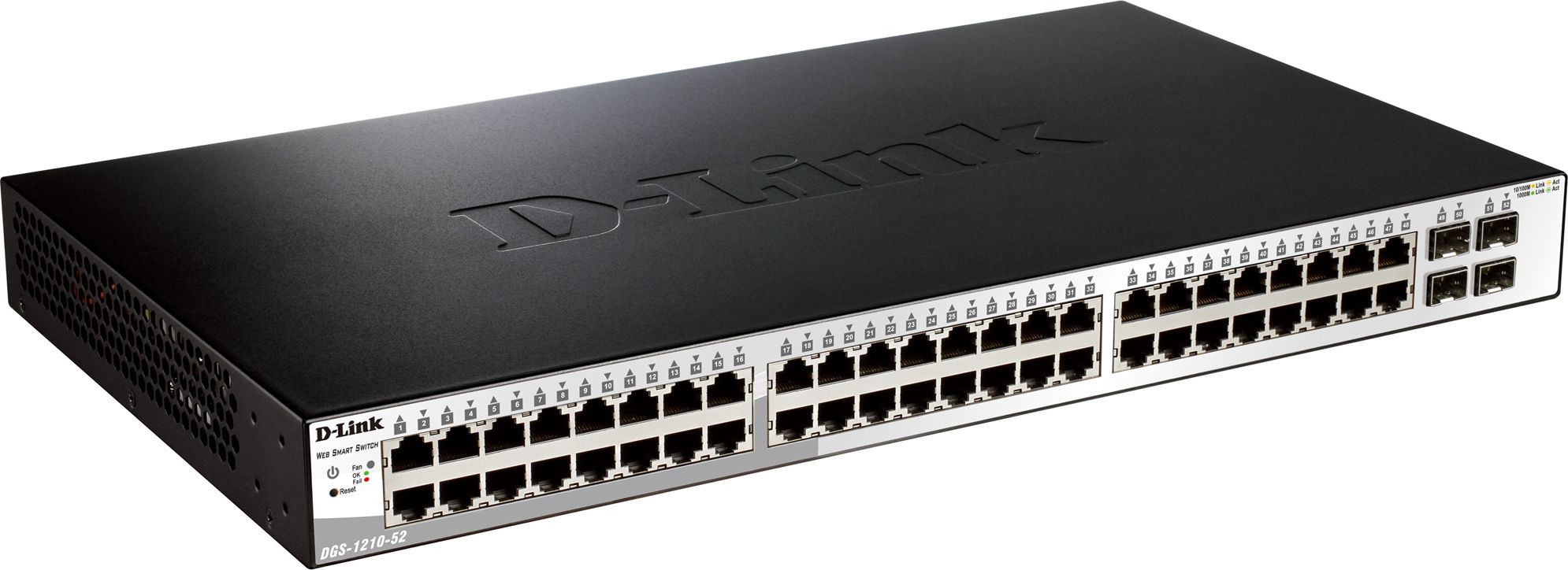 Switch Hikvision DS-3E0518P-E/M, 16-port, PoE
