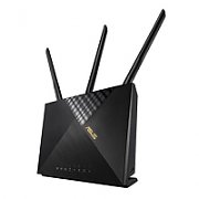 Router Wireless Asus 4G-AX56, AX1800, Network Standard: IEEE 802.11A/B/G/N/AC, LTE: Downlink 300 Mbps / Uplink 50 Mbps, 2 x external detachable antenna, LTE: 1 x external detachable antenna, 1 x internal antenn, 128 MB Flash, 512 MB RAM, 2.4 GHz / 5 GHz, 1 x Gigabit WAN port, 4 x Gigabit LAN ports_1