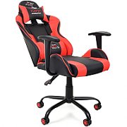 SCAUN GAMING SPACER imitatie piele, black & red, brate ajustabile, greutate max. 120kg, dimensiuni 69.5*77.5*126~132cm 