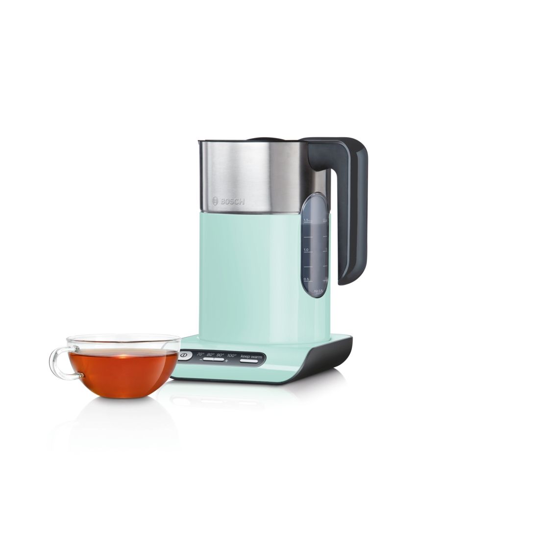 Bosch TWK8612P electric kettle 1.5 L Black,Grey,Turquoise 2000 W_2