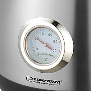 Esperanza EKK029 Electric kettle with a thermometer 1.7 L 2200 W Inox_2