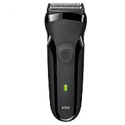 Braun Series 3 300 Electric Shaver, Razor for Men, Black/Volt Green_1