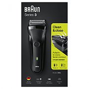 Braun Series 3 300 Electric Shaver, Razor for Men, Black/Volt Green_2