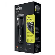 Braun Series 3 300 Electric Shaver, Razor for Men, Black/Volt Green_3