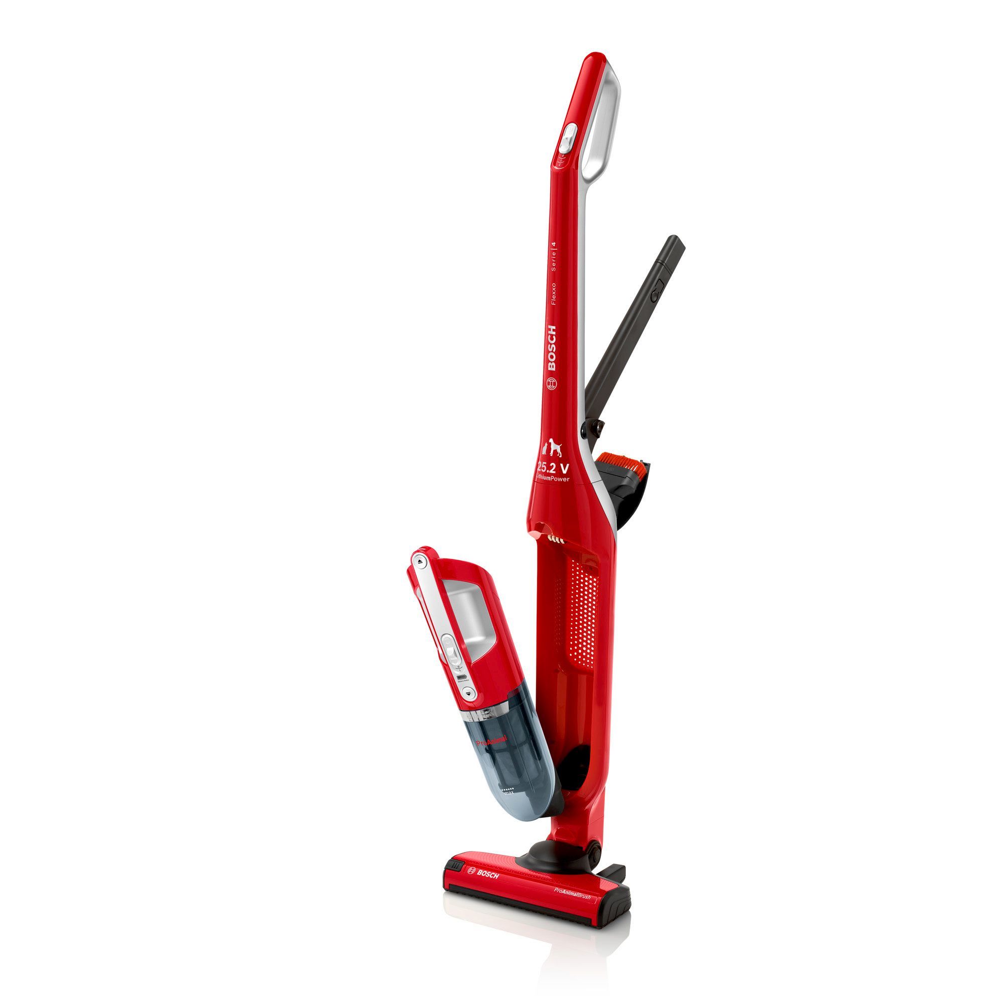 Bosch Serie 4 BBH3ZOO25 stick vacuum/electric broom Bagless Red 0.4 L_8