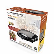 Esperanza EKT008 waffle iron 2 waffle(s) Black 1000 W_3