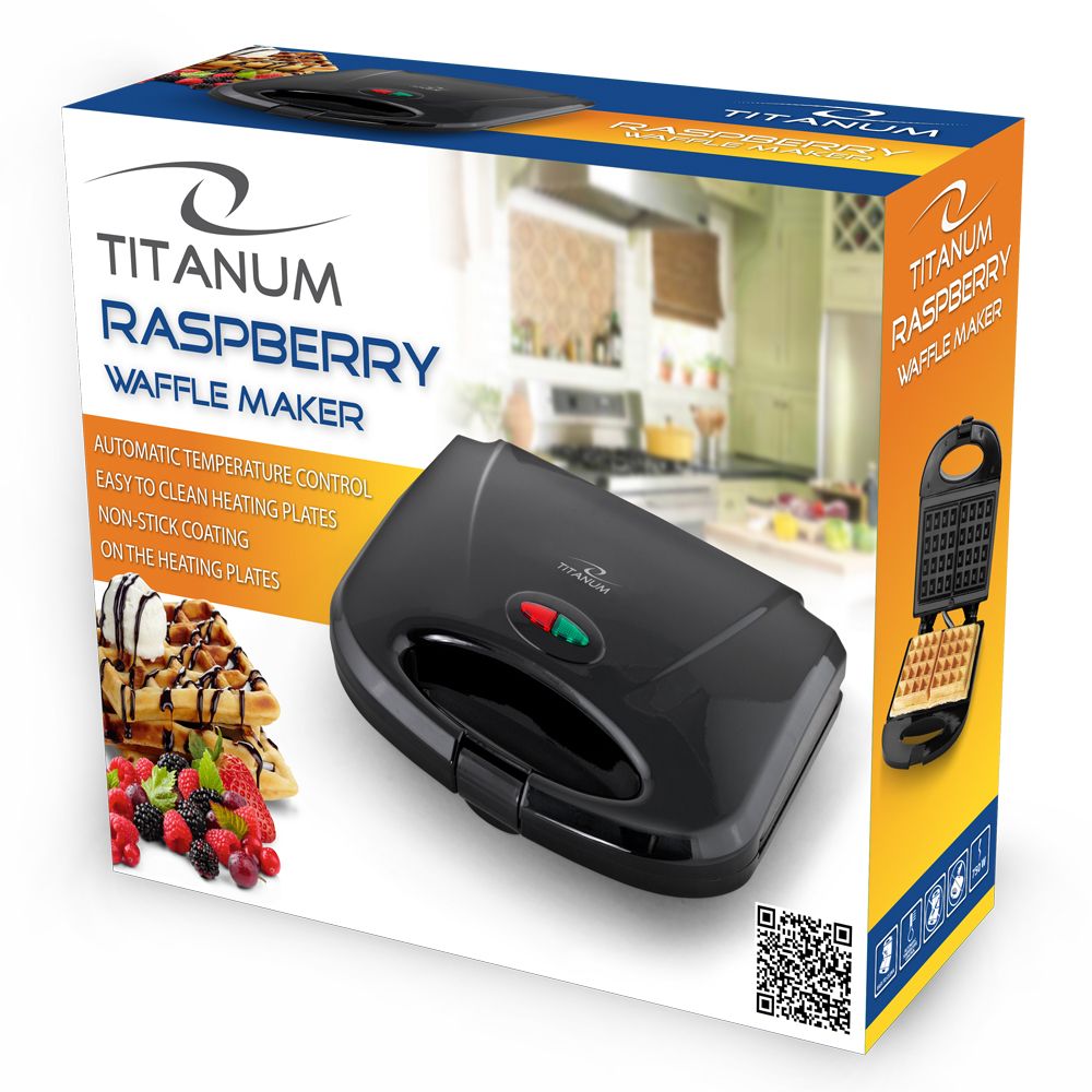 Esperanza TKT003 Waffle Iron 750W Black_3