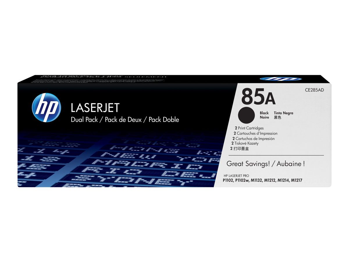 Toner HP CE285AD, black, pachet dublu CE285A, LaserJet M1132 MFP ,LaserJet Pro M1212NF, LaserJet Pro M1217NFW, LaserJet Pro P1102,LaserJet Pro P1102W_3