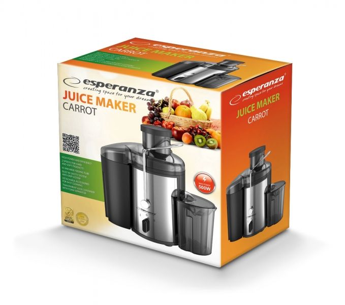 Esperanza EKJ002 juice maker Black,Stainless steel 500 W_3