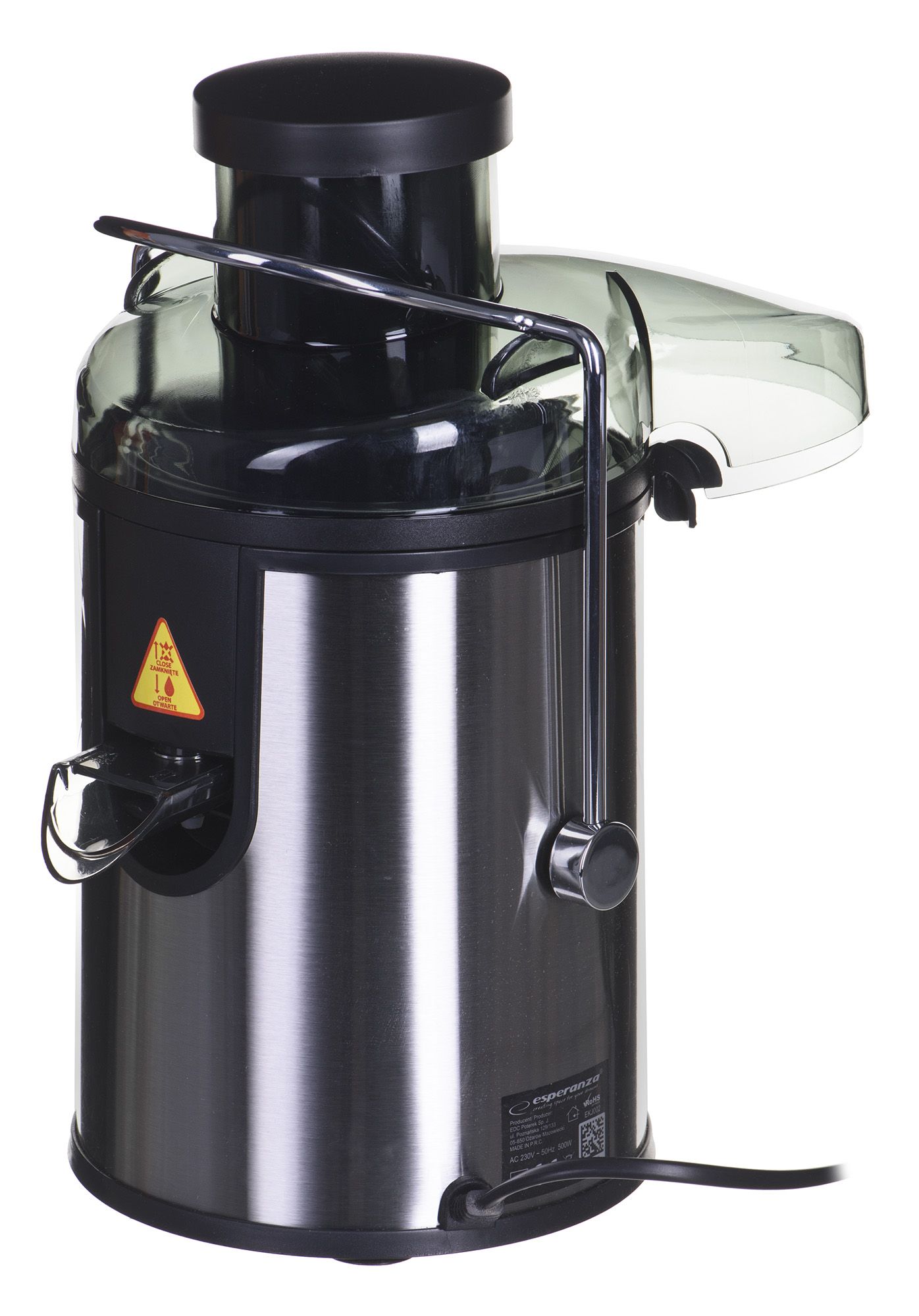 Esperanza EKJ002 juice maker Black,Stainless steel 500 W_7