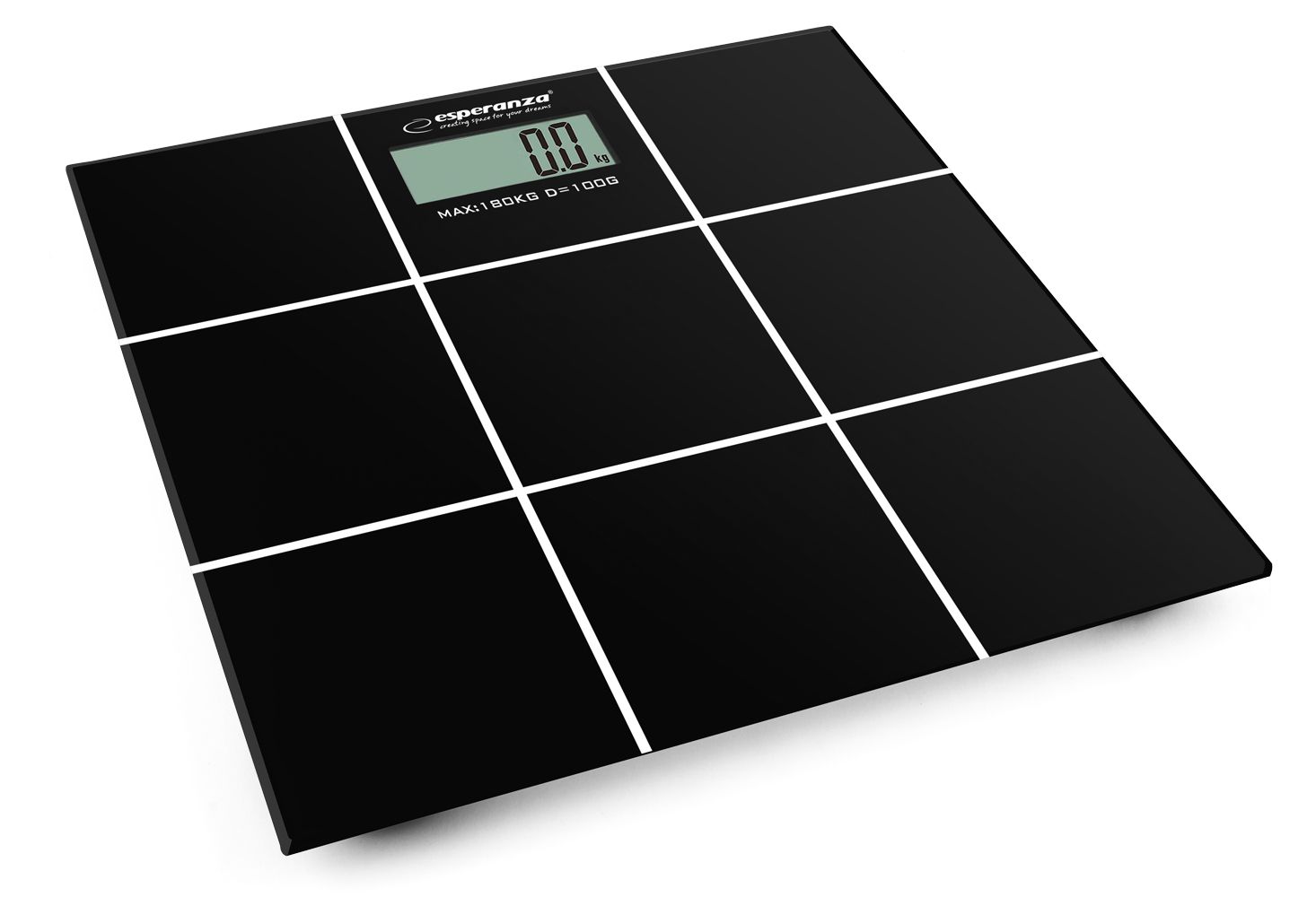 Esperanza EBS004 personal scale Rectangle Black Electronic personal scale_2