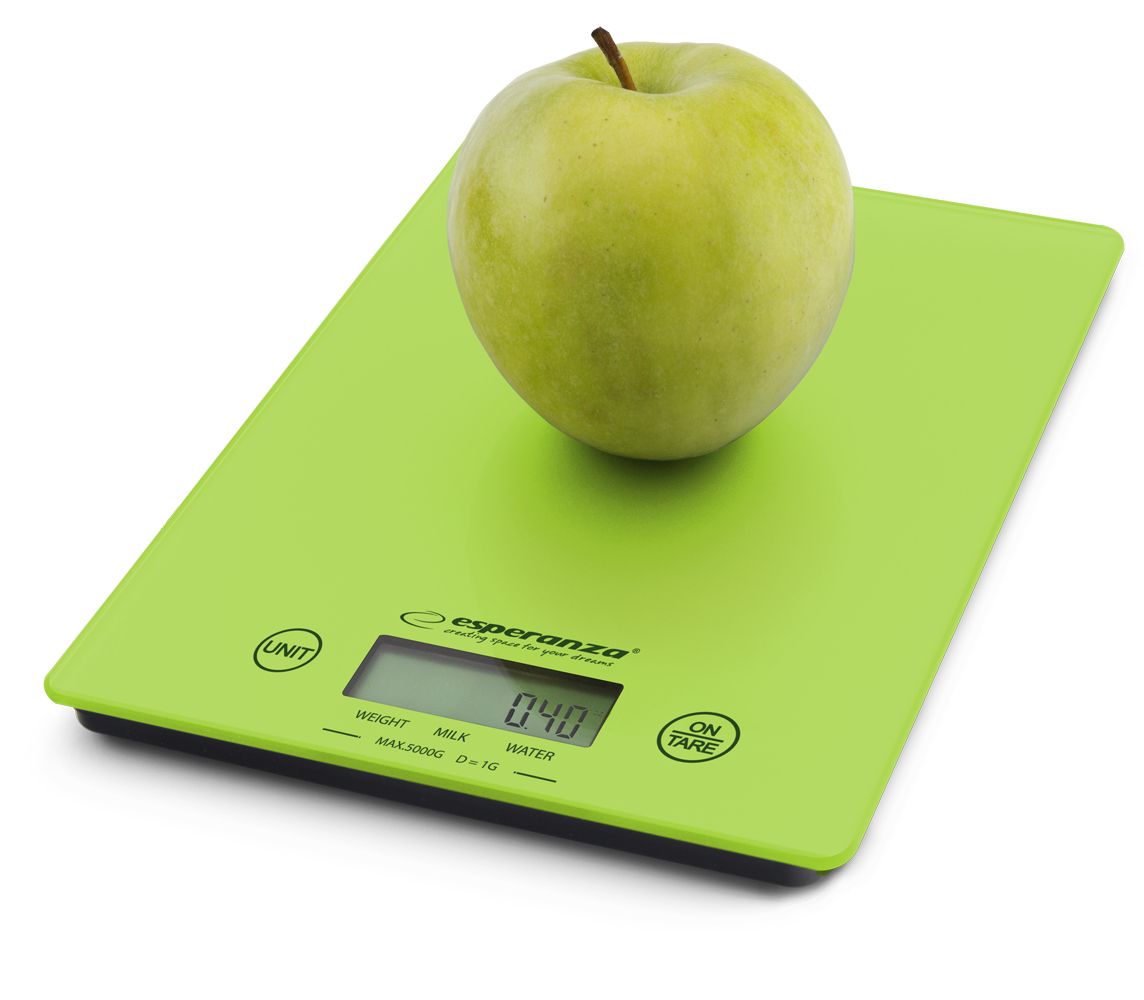 Esperanza EKS002G kitchen scale Electronic kitchen scale Green,Yellow Countertop Rectangle_3