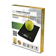 Esperanza EKS002K Electronic kitchen scale Black Tabletop Rectangle_1