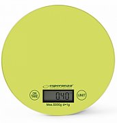 Esperanza EKS003G kitchen scale Electronic kitchen scale Green,Yellow Countertop Round_1