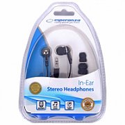 Esperanza EH125 headphones/headset In-ear Black,Graphite_1