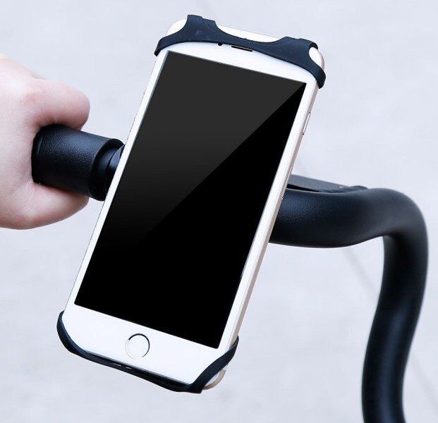 SUPORT bicicleta Baseus Miracle pt SmartPhone, fixare de bare de diferite dimensiuni, negru 