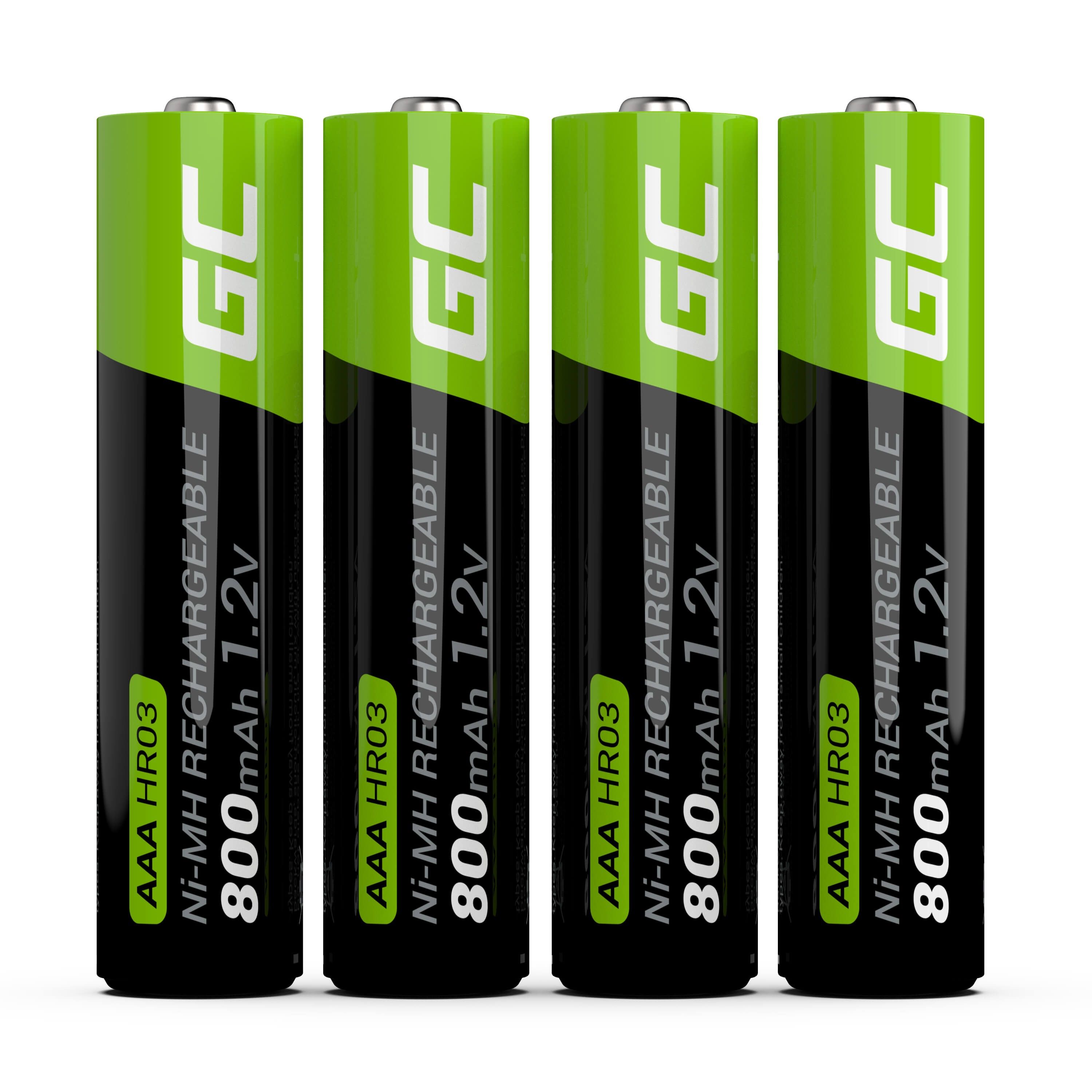 Green Cell GR04 household battery Rechargeable battery AAA Nickel-Metal Hydride (NiMH) 4X AAA R3 800MAH_2