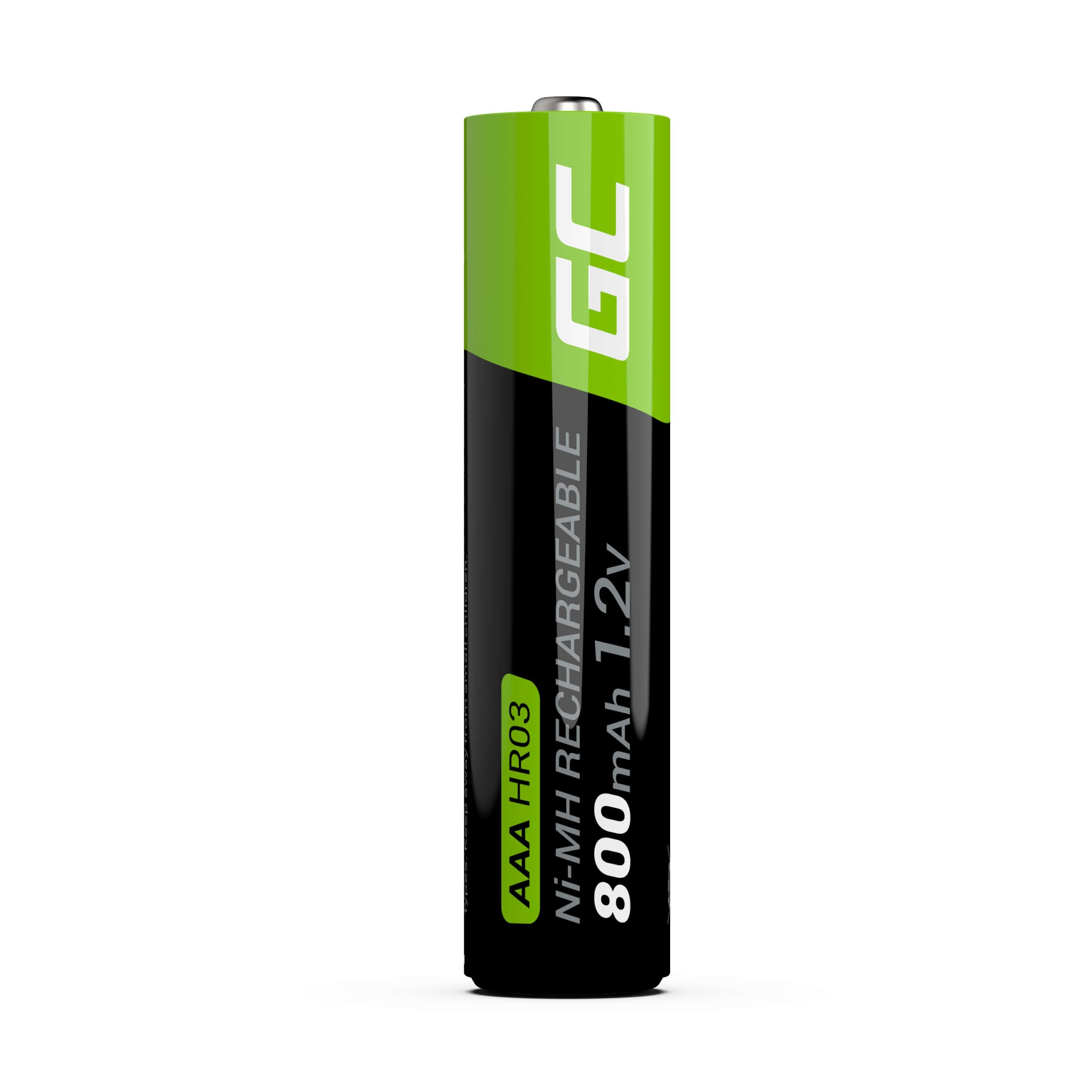 Green Cell GR04 household battery Rechargeable battery AAA Nickel-Metal Hydride (NiMH) 4X AAA R3 800MAH_3