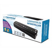 Esperanza A4 Hot  / cold laminator 250 mm/min Black_2