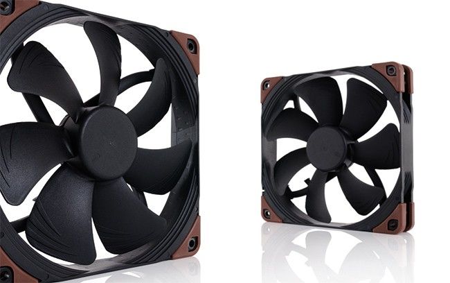 Noctua NF-A14 industrialPPC-2000 Computer case Fan 14 cm Black, Brown_3