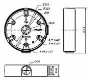 CAMERA MOUNT PFA-137 Dahua_2