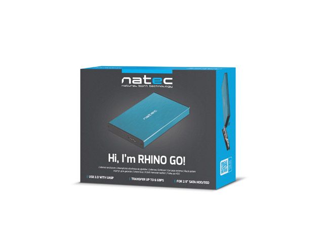 NATEC CASE HDD RHINO GO (USB 3.0, 2.5