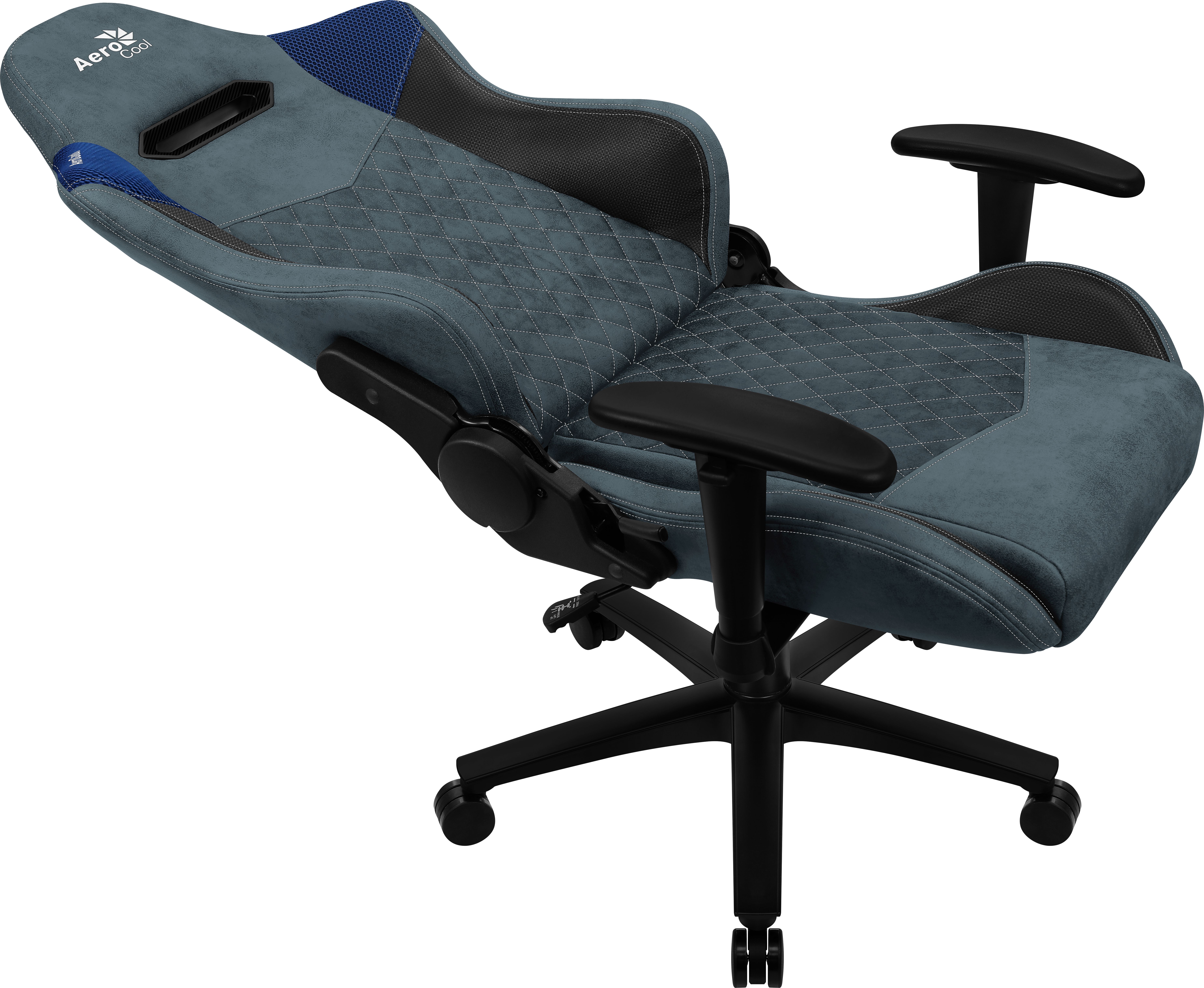 Aerocool DUKE AeroSuede Universal gaming chair Black,Blue_6