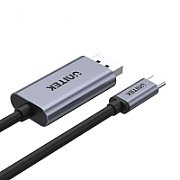 UNITEK V1409A cable gender changer USB-C DisplayPort Black, Grey_2