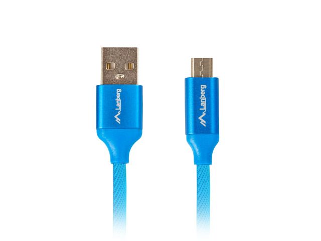 LANBERG CABLE USB 2.0 MICRO-B (M) - A (M) 1M QC_2