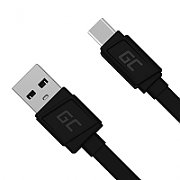 Green Cell KABGC03 USB cable 0.25 m USB A USB C Black_1