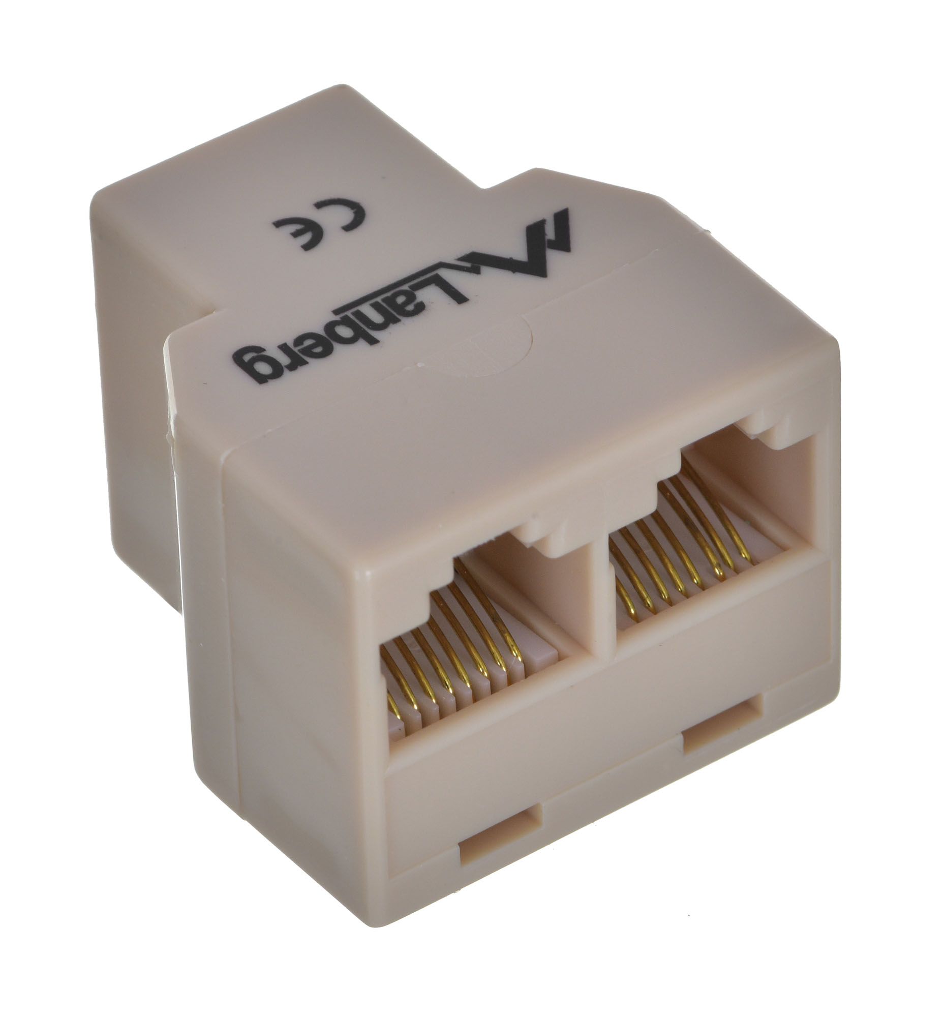 Lanberg AD-RJ45-2RJ45-OU network splitter Beige_2