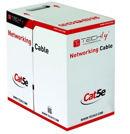 Techly ITP7-UTP-IC-CCA networking cable Grey 305 m Cat5e U/UTP (UTP)_3