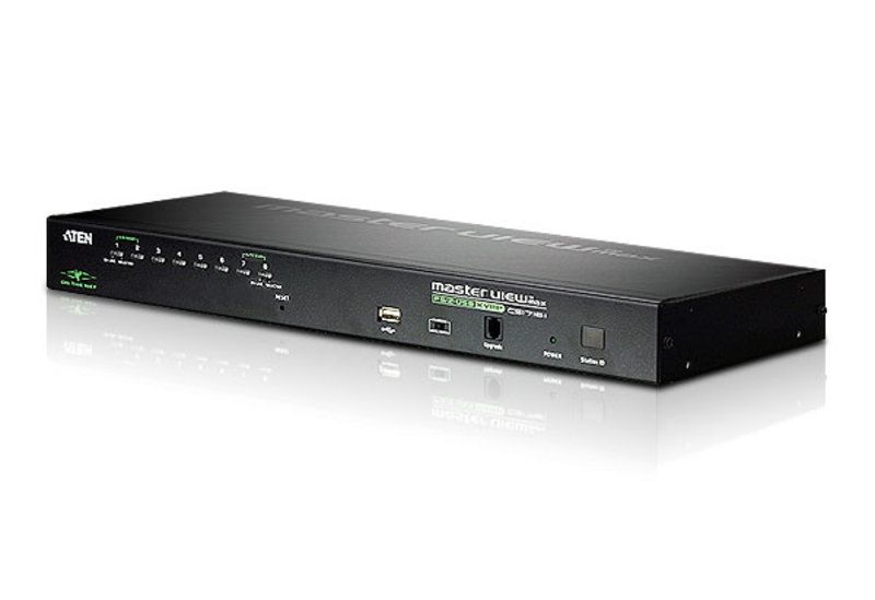 Aten 8-Port USB - PS/2 VGA KVM Over IP Switch with USB Peripheral port_1