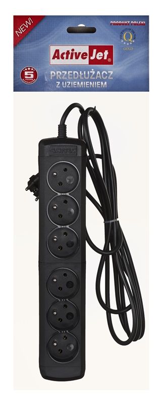 Activejet 6GNU - 3M - C power strip with cord_2