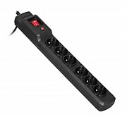 Activejet COMBO 6GN 3M black power strip with cord_1