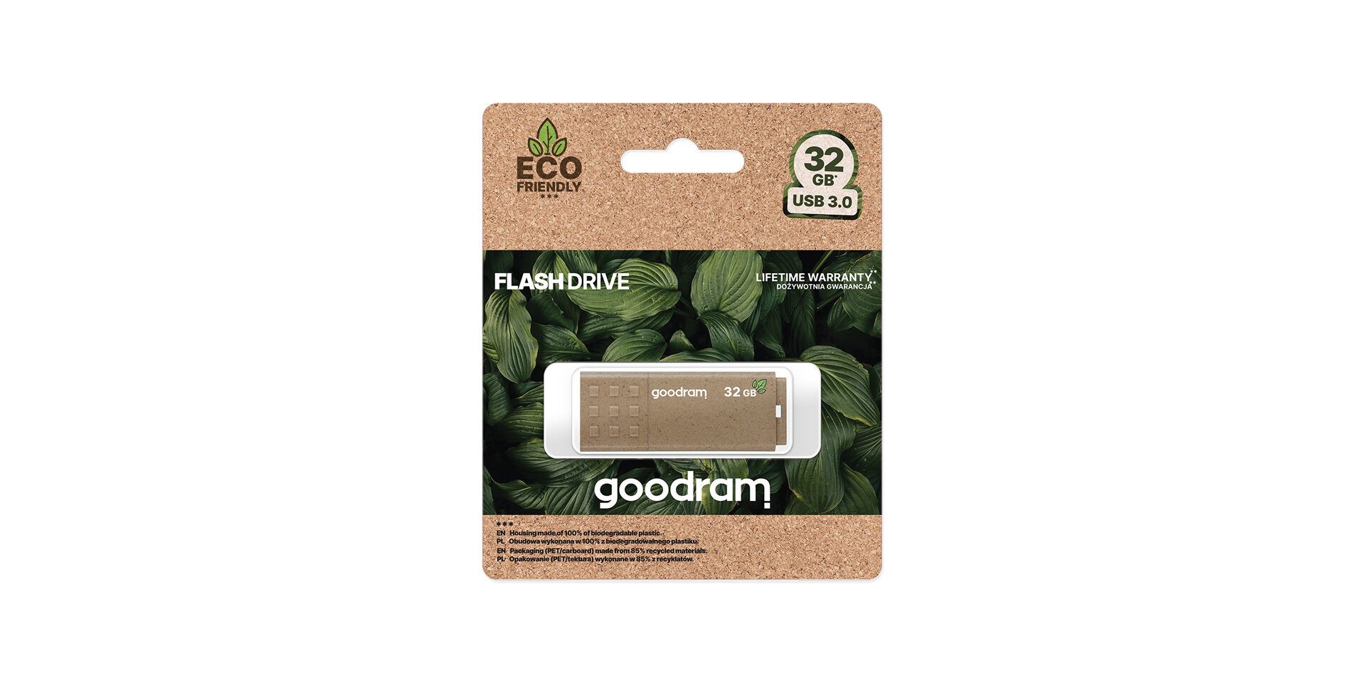 GOODRAM FLASHDRIVE 64 GB ECO FRIENDLY USB 3.0 RE_2