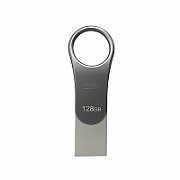 Silicon Power Mobile C80 USB flash drive 128 GB USB Type-A / USB Type-C 3.0 (3.1 Gen 1) Titanium_1