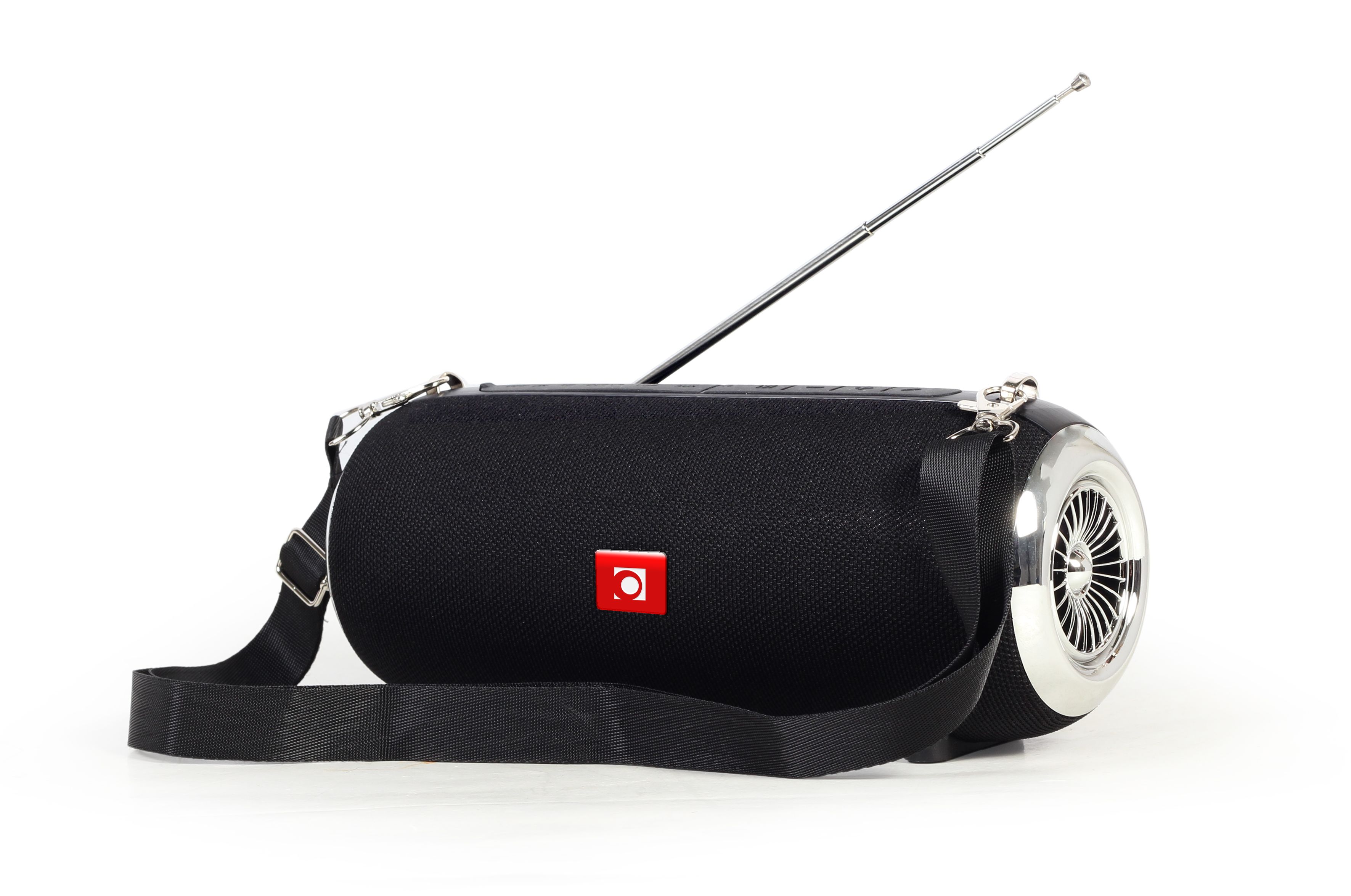 Gembird SPK-BT-17 portable Bluetooth speaker with FM-radio, black_1