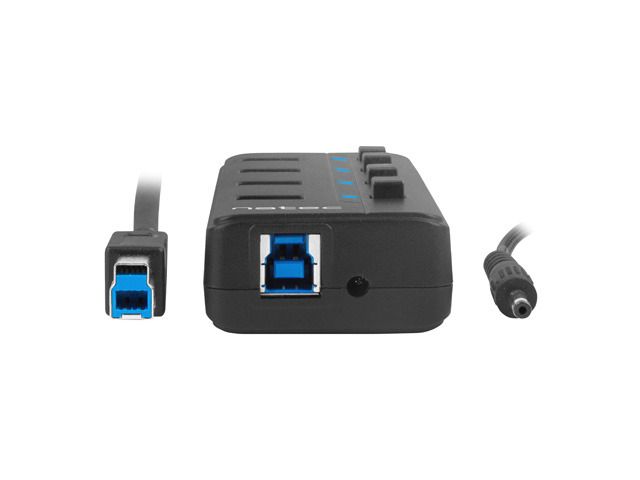 NATEC HUB USB 3.0 MANTIS 2 4-PORTS WITH SWITCH+POWER SUPPLY_2