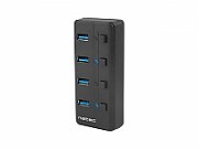 NATEC HUB USB 3.0 MANTIS 2 4-PORTS WITH SWITCH+POWER SUPPLY_3