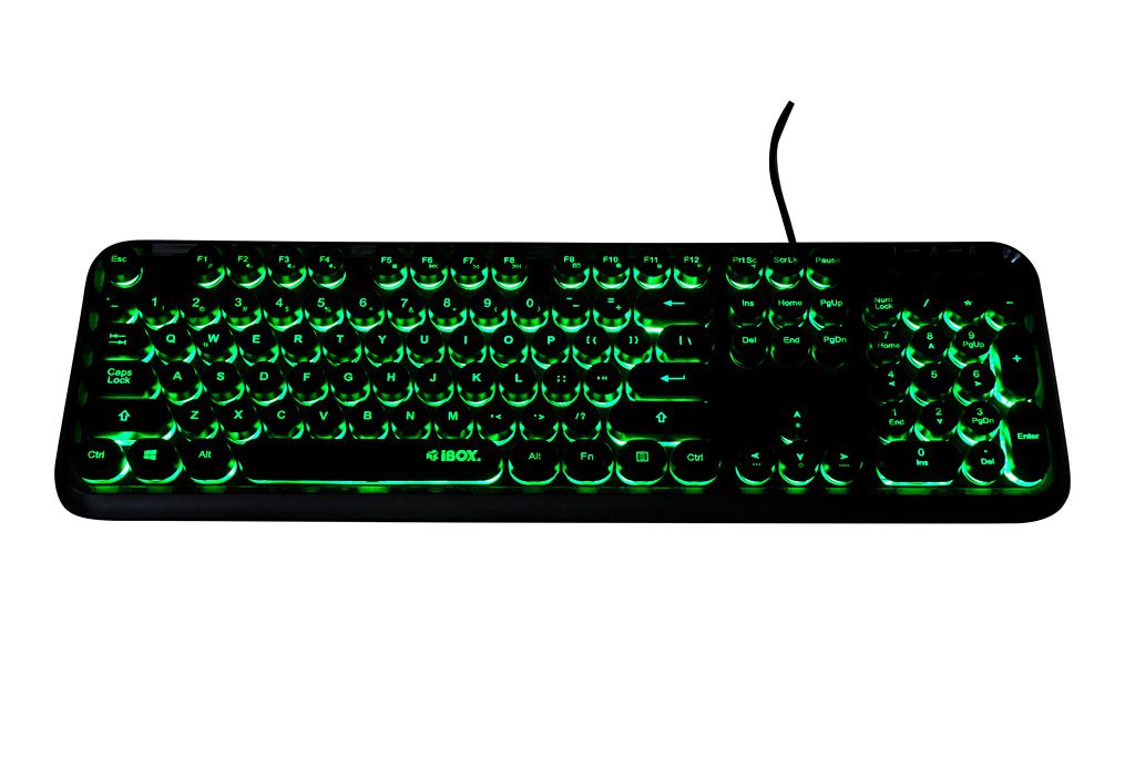 KEYBOARD I-BOX PULSAR IKS620, LED, WIRED_11